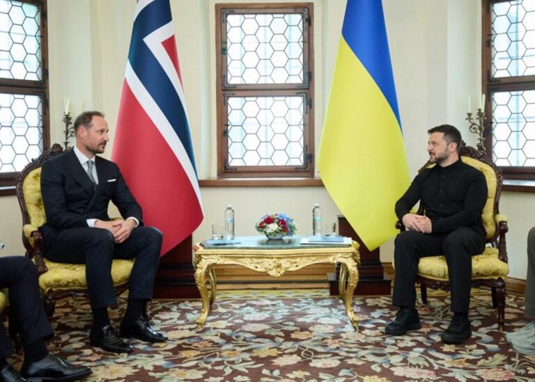 Зеленський зустрівся з кронпринцом Норвегії