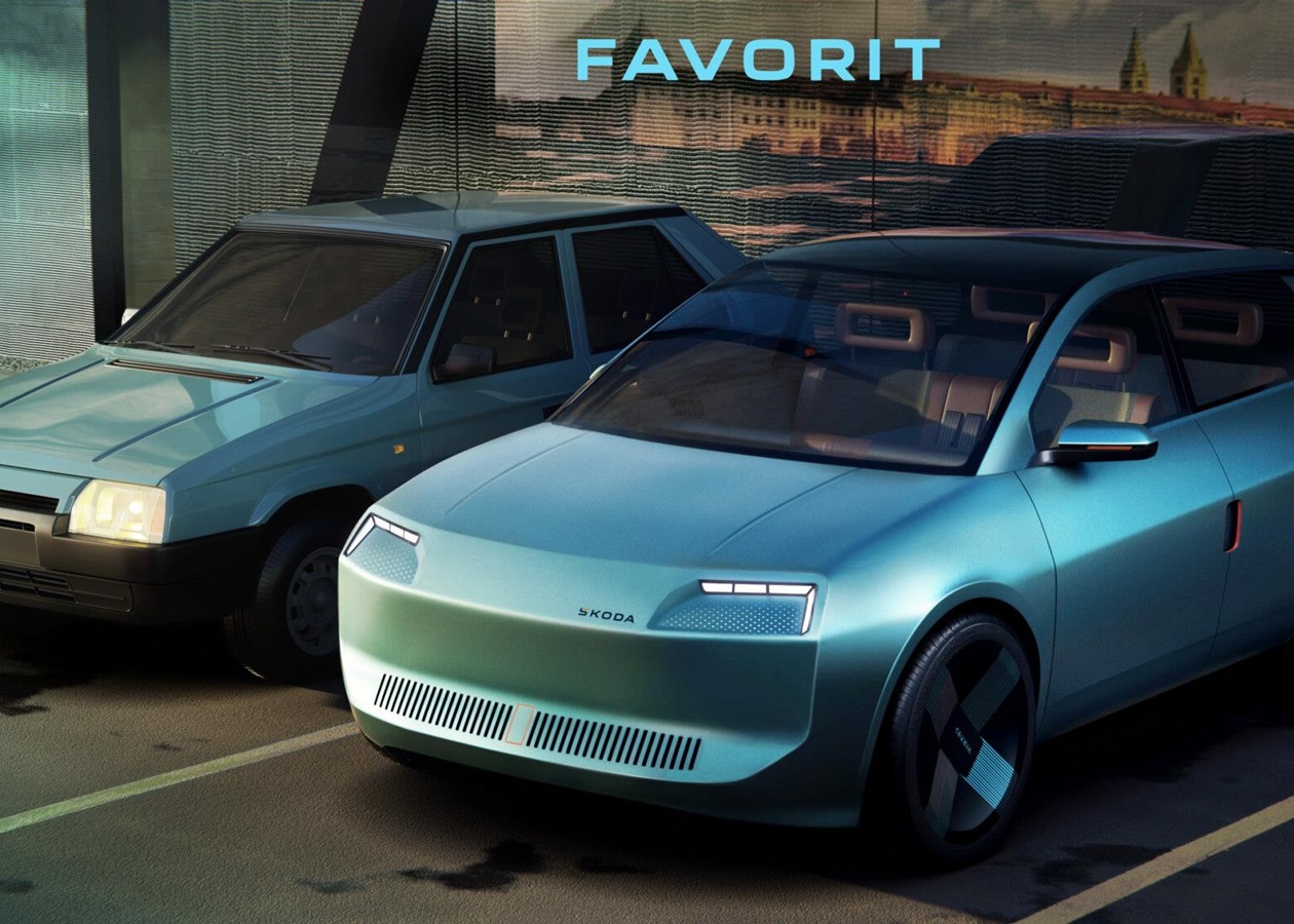 Škoda Favorit 1987 року переосмислили як електрокар для нового покоління