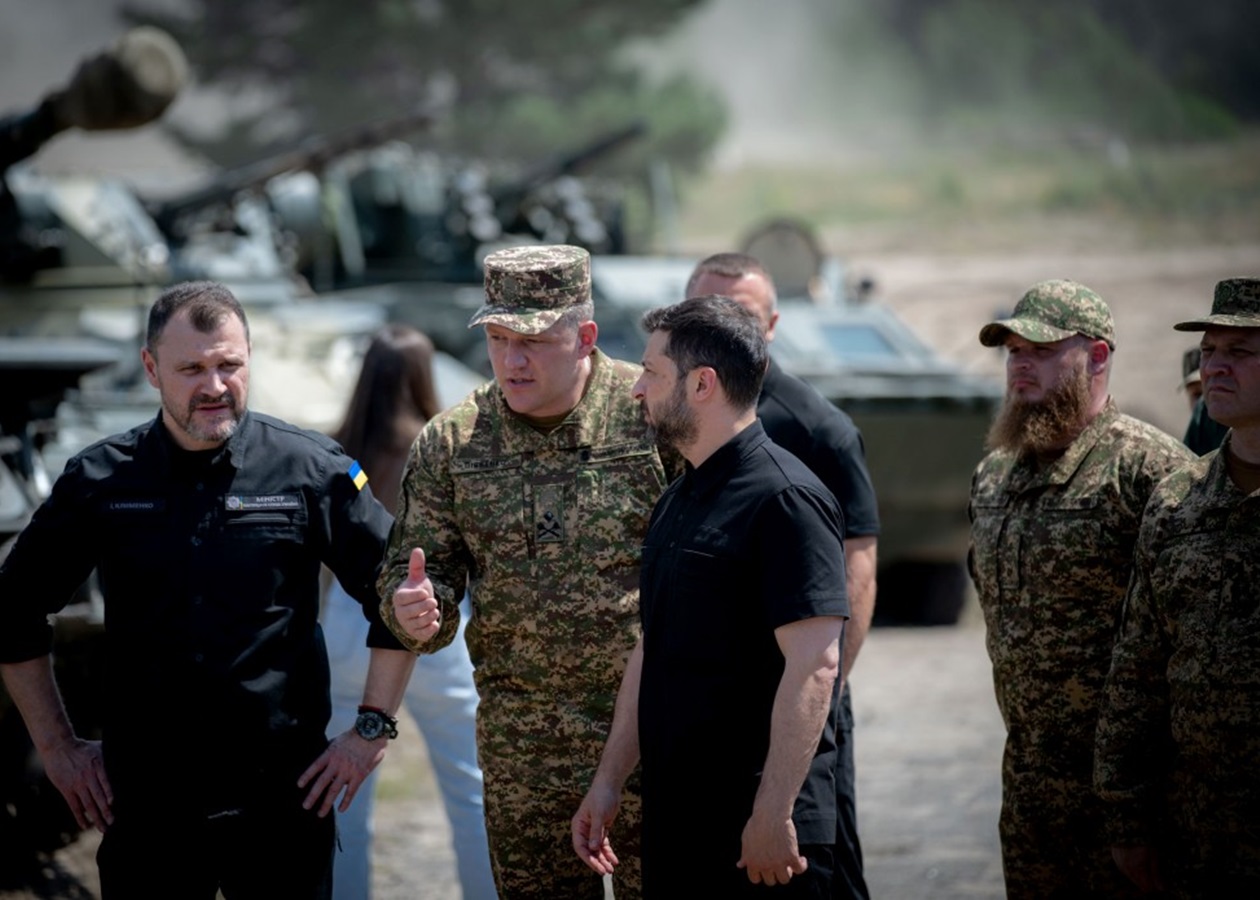 Президент відвідав тренувальну базу Нацгвардії