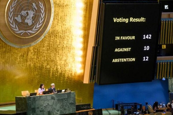 ООН схвалила дводержавне вирішення конфлікту між Ізраїлем і Палестиною