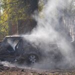 Приліт "шахедів" у Запоріжжі потрапив на відео