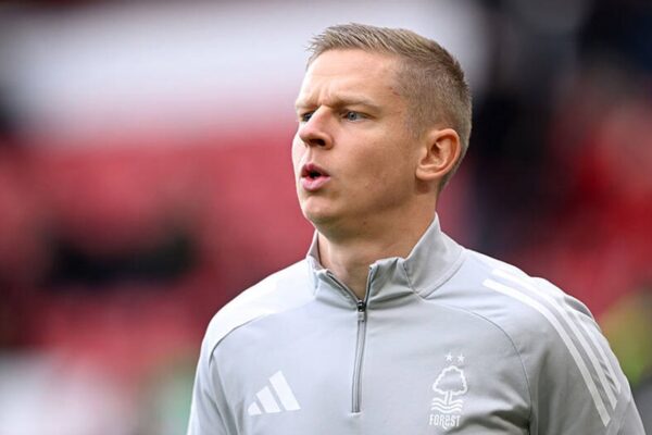 На матч Ліги Європи заявлений Олександр Зінченко в основі Ноттінгем Форест