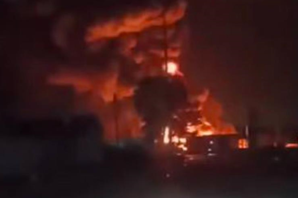 У Калузькій області РФ палає нафтобаза - соцмережі