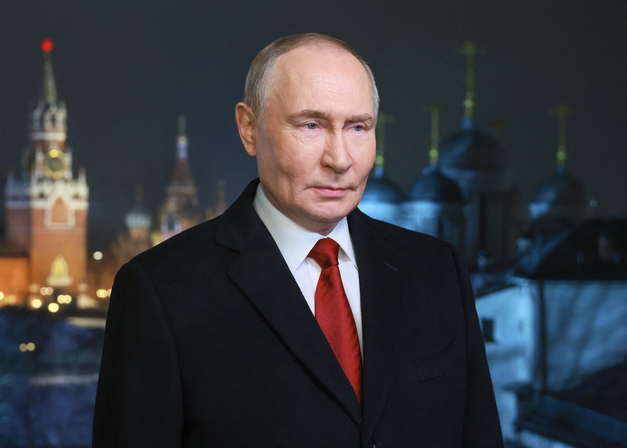 Путін у новорічному зверненні говорив про війну