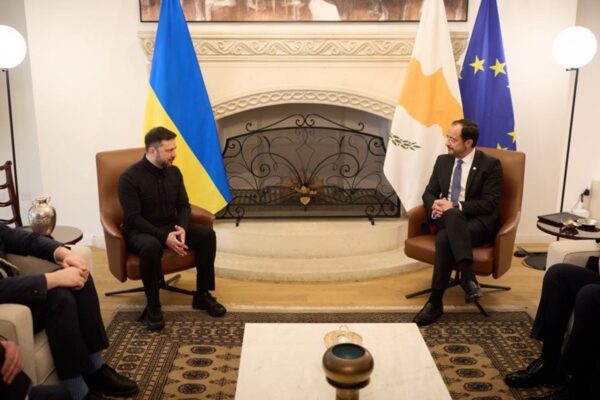 Зеленський зустрівся з президентом Кіпру