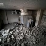 У Києві уламки БпЛА впали на житловий будинок