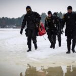 На Київщині тривають пошуки водія, що провалився під кригу під час дрифту