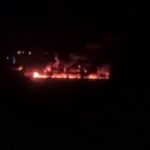 У Новоросійську після атаки БПЛА палає порт