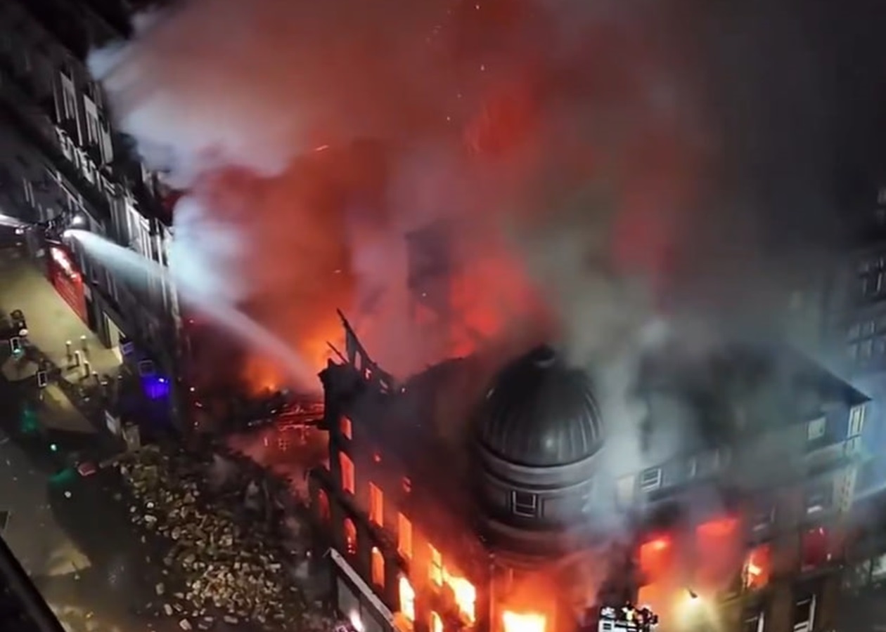 У Шотландії пожежа у вейп-шопі викликала хаос на залізниці