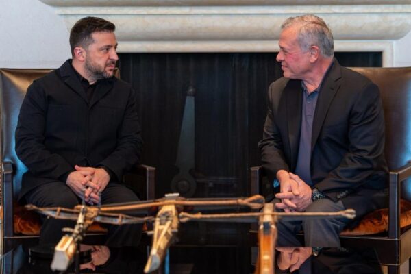 Зеленський і король Йорданії обговорили партнерство у сфері безпеки