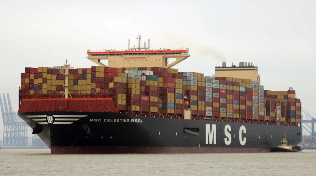 MSC запускає контейнеровози новим маршрутом, який обходить Ормуз
