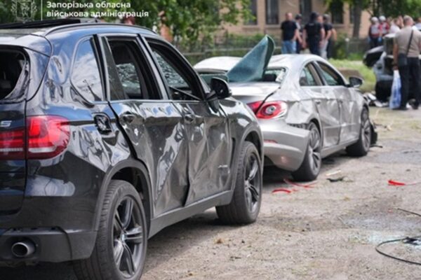 З'явилося відео удару по Запоріжжю