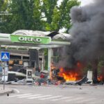 Росіяни атакували АЗС у Запоріжжі
