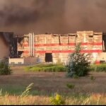 Під час російської атаки на Київ ракета влучила у склад GoodWine